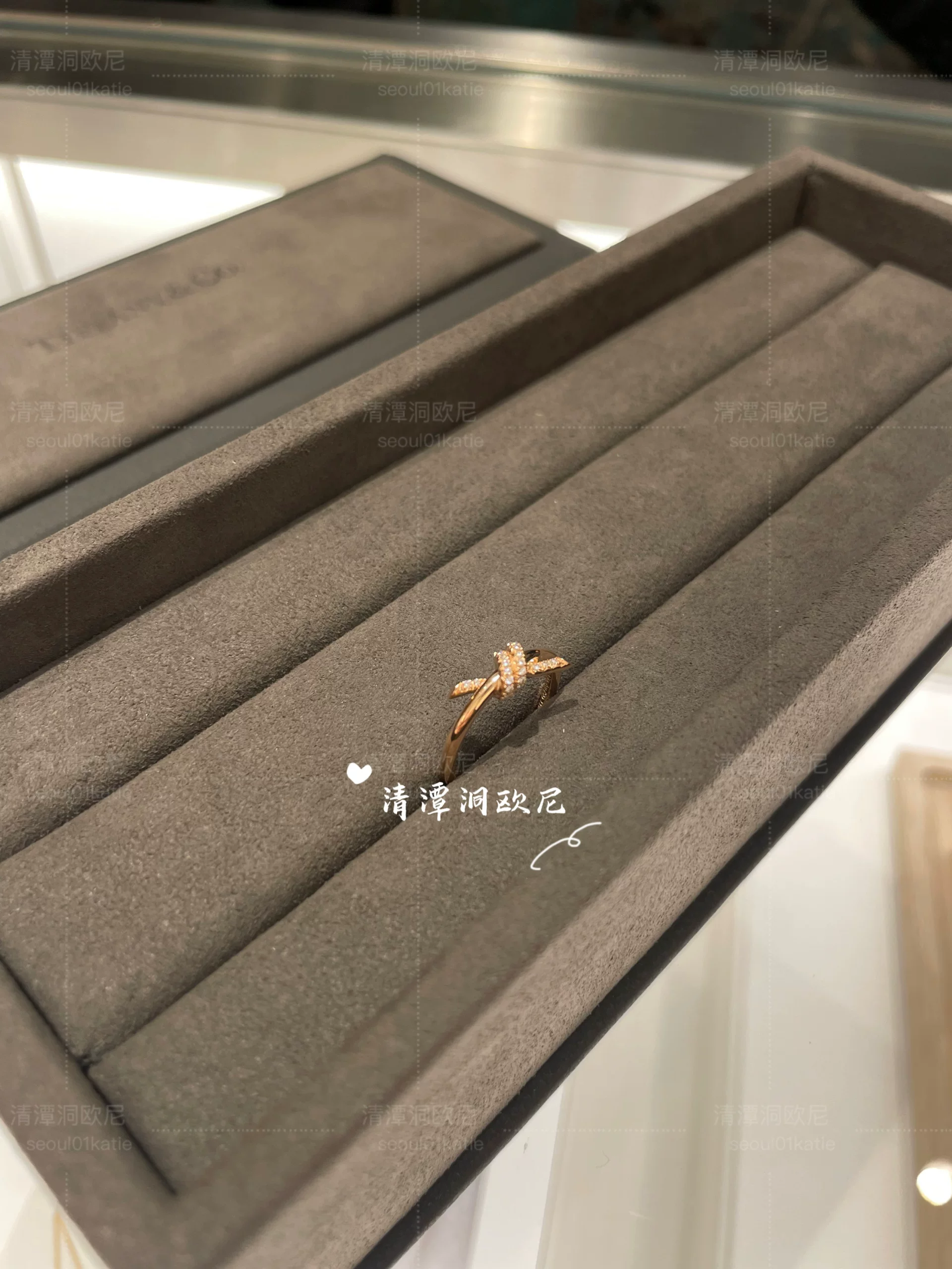 Китаевая пещера опи Корея покупка Tiffany новый узкий верcия широкая версия браслет драгоценное кольцо
