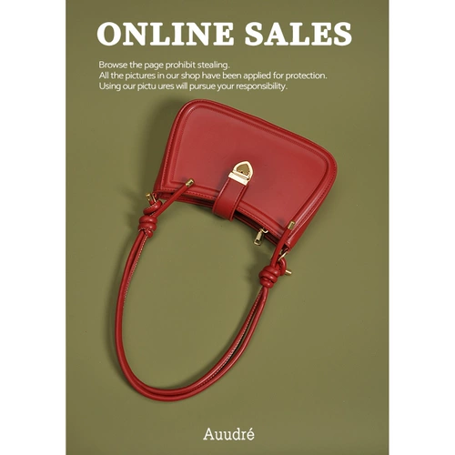 Красная сумка подмышку, сумка через плечо для невесты, сумка на одно плечо, коллекция 2023