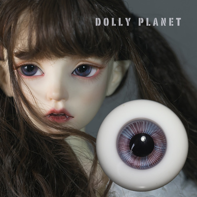 taobao agent [Dolly Planet] BJD/SD baby uses handmade glass-eye beads blue powder gradient R-31