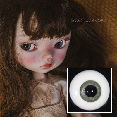 taobao agent [Dollyplanet] BJD/SD baby uses handmade A-grade glass-eye beads delicate glittering silver iris DG-10