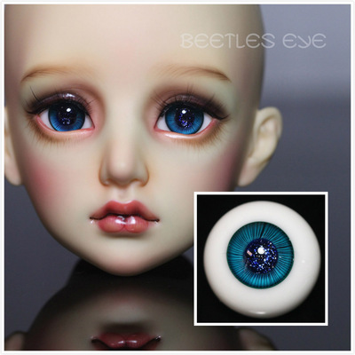 taobao agent [Dolly Planet] BJD/SD baby uses handmade glass eye blue S-03