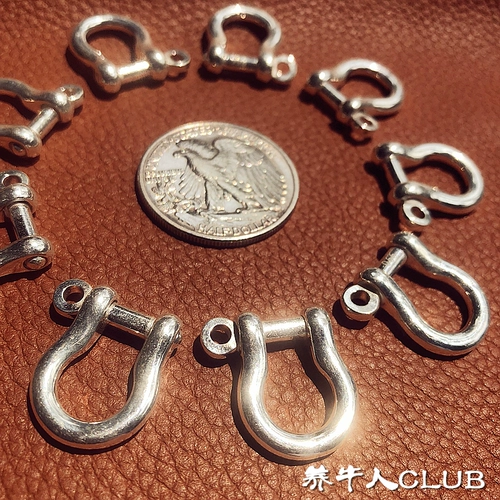 Make -producing Коровы -изысканные 990 Серебряная подкова, пряжка, гуси