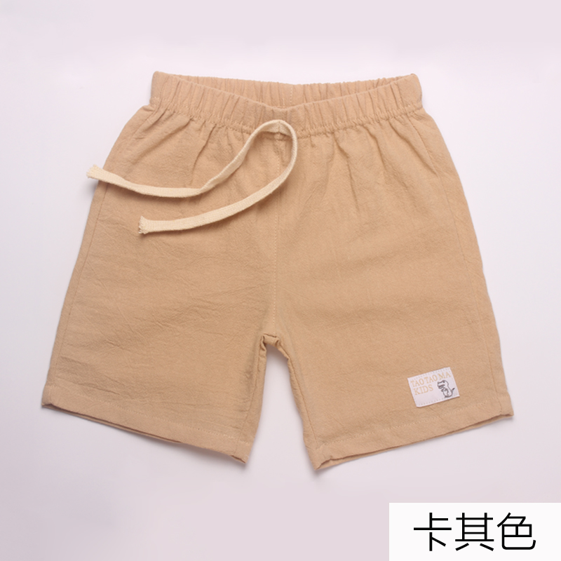 GingerBoy shorts 2021 summer new pattern Children's wear baby pure cotton Capris children leisure time shorts Wear out tide