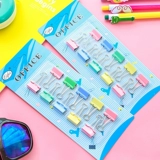 Цветовые файлы небольшой зажим творческий металлический упаковочный пропуск