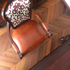 Паркет 库卡缅甸柚木纯三层实木1.9米木地板4mm表板适用地暖f4星出口地板 Library card