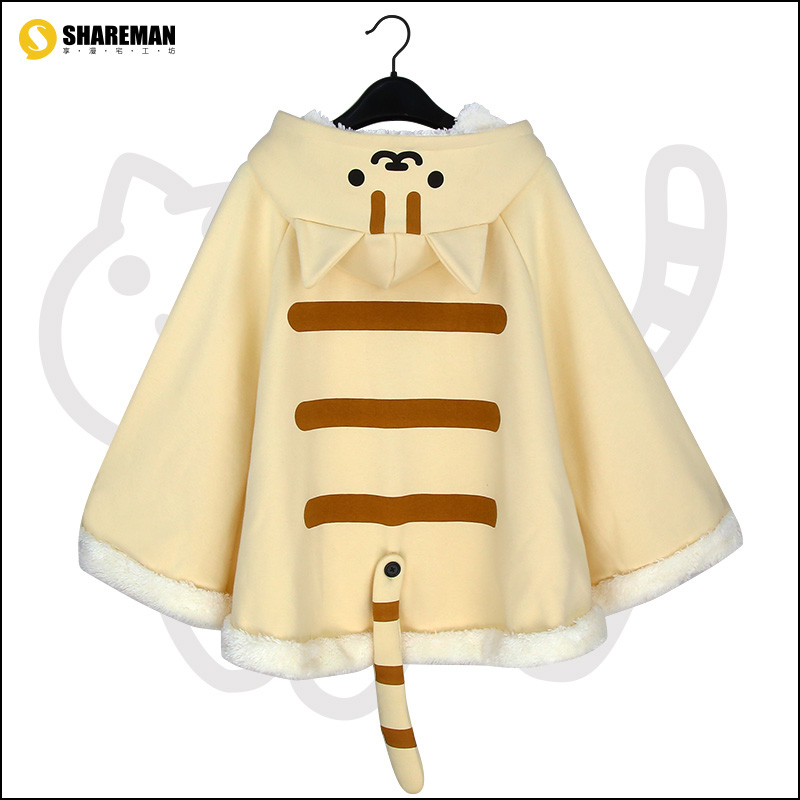Sweater NEW Anime Neko Atsume Cute Cat Backyard Kawaii Warm Cotton