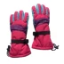 Hoa hồng đỏ tím Màu hải quân phù hợp với găng tay trượt tuyết nữ cưỡi chống nước ấm mới tuyết dày mềm - Găng tay Găng tay