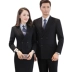 Bộ đồ vest nam và nữ có cùng một đoạn kinh doanh mặc phỏng vấn kinh doanh trang phục quản lý ngân hàng đồng phục đôi phù hợp với giáo viên