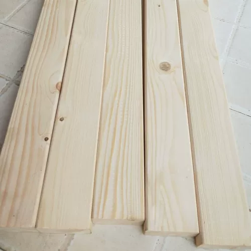 Сплошная древесина прикроватная кровать деревянная полоса 1,8 метра 1,5 сосны ребра