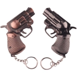 Маленький пистолет, надувная ветрозащитная электронная металлическая зажигалка, креативный брелок