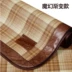 Lào Cai Zhumu Mây lụa tơ tằm hai hoặc ba bộ thảm rơm gấp điều hòa mùa hè mat 1,8 1,5 1,2 m mat - Thảm mùa hè