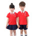 Mẫu giáo quần áo mùa hè cotton ngắn tay trẻ em lớp dịch vụ hai mảnh phù hợp với sáu một trẻ em trai và cô gái đồng phục tùy chỉnh chân váy trẻ em Đồng phục trường học / tùy chỉnh thực hiện