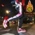 Guochao ins super fire quần nam cộng với nhung dày thủy triều thương hiệu hiphop hip hop chuỗi thể thao