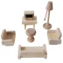 Xuất khẩu Mô phỏng Đồ nội thất nhỏ Nhà Đồ chơi bằng gỗ Phòng khách Phòng tắm Phòng ngủ Nhà bếp Phòng tắm bằng gỗ đồ chơi trẻ con Đồ chơi gia đình