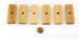 Bằng gỗ sáu mảnh quilting khóa Luban khóa trẻ em người lớn người già trí tuệ điện đồ chơi cổ điển Đồ chơi IQ