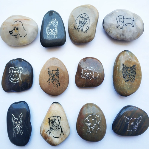 Rainstone Stone Pebble English Carging Enterprise Stone Визитная карточка живописная пятно паркативная камень камень киннабар