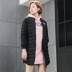Saiqi phiên bản dài của áo khoác cotton nữ mùa thu đông mới Slim cổ áo ấm áp cotton phù hợp với thời trang áo khoác nữ - Quần áo độn bông thể thao Quần áo độn bông thể thao