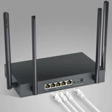 Mercury 4wan Port 1200M Enterprise Dual -Frequency 5G Беспроводной высокоскоростной маршрутизатор One -Click Signal Signancement MER1200