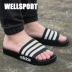 Adidas neo 18 mùa hè nam giới và phụ nữ trung tính bình thường flip flops dép đi trong nhà thể thao aq1701 aq1702