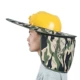 Желтый вентилятор, камуфляжная солнцезащитная шляпа