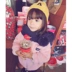 Lớn tai voi quần áo trẻ em gái ba chữ màu áo khoác sang trọng 2017 mới mùa đông Hàn Quốc áo sơ mi giản dị dây kéo áo sơ mi