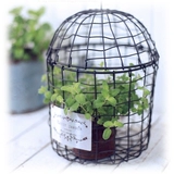Журнал Zakka Garden Magazine раскрывает минималистскую пасторальную железную проволоку, цветочное устройство, птичью клетку, цветочную корзину, сетку для хранения, корзину
