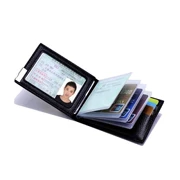 Giấy phép lái xe trường hợp da nam nữ đa chức năng siêu mỏng giấy phép lái xe cơ giới thẻ giấy phép hai trong một giấy chứng nhận một gói - Túi thông tin xác thực