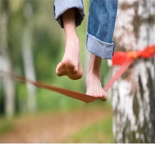 Отправка пакетов деревьев Ограничение слабых линий плоского ремня, сбалансированная веревка с мягкой веревкой.