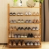131 gỗ rắn giá giày lắp ráp đơn giản nhiều lớp chống bụi kết hợp phân loại lưu trữ đơn giản kinh tế tủ giày