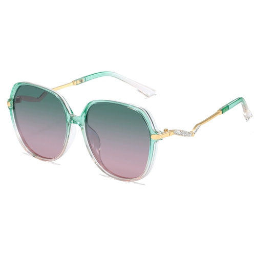 Те же самые звездные солнцезащитные очки модная песня Zuer Star Polarized Retro Small Box Sunglasses Девушка с изображением очков для лица маленькие очки