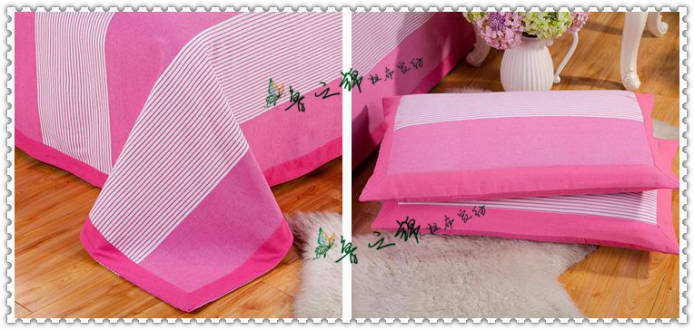 Handmade Sơn Đông cũ vải thô giường đôi đơn ba mảnh cotton dày cũ vải thô mat mùa hè 1.5 m1.8 m giường