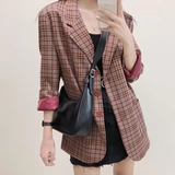 Универсальная брендовая вместительная и большая сумка через плечо, ретро сумка на одно плечо, популярно в интернете, из натуральной кожи