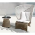 Sáng tạo ghế mây trắng thiết kế giải trí kỹ thuật tùy chỉnh cây nho cao trở lại ghế sofa cá tính thanh mô hình phòng đồ nội thất - Bàn ghế ngoài trời / sân