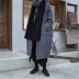 Sunyvonne tự chế Yoji Yamamoto thích hợp thiết kế cổ áo tối qua đầu gối dài xuống - Xuống áo khoác Xuống áo khoác