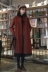 2018 phổ biến áo khoác nữ mùa đông Hàn Quốc của khí hậu retro nữ cổ áo vuông đôi áo len dài nữ