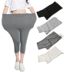 300 kg cao eo dạ dày lift phụ nữ mang thai quần phần mỏng mặc phương thức cộng với phân bón XL bảy điểm xà cạp 200 kg mùa hè Phụ nữ mang thai quần / quần bụng