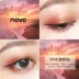 Mỹ phẩm trang điểm NOVO Silky Six-Color Eyeshadow Người mới bắt đầu Beauty Pearlescent Matte Eyeshadow Palette - Bóng mắt màu mắt huda Bóng mắt