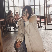 Mùa đông 2018 phiên bản mới của Hàn Quốc của East Gate xuống bông pad phụ nữ trên đầu gối áo khoác bông độn sang trọng - Bông