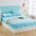Giường ngủ váy ngủ phủ giường đơn bụi che 8 mảnh bảo vệ 1 5 5 8 1.8 by 2x2.2m mét 2.0 giường Zhuo