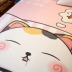 Phim hoạt hình dễ thương mèo ngủ Han bông nhám in tờ Ký túc xá đơn 1,2 mét Đôi 1,8 mét - Khăn trải giường