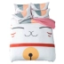 Anime Natsume tài khoản người bạn hai nhân dân tệ bốn mảnh đặt 1.5 1.8 2.0 m sinh viên khăn trải giường đôi ký túc xá quilt cover mùa xuân chăn ga gối everon Bộ đồ giường bốn mảnh