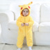 Quần áo trẻ em mùa thu dài tay Quần áo trẻ em Pikachu quần áo trẻ em 0-1-2 tuổi Quần áo nam nữ leo núi set bodysuit bé trai Áo liền quần