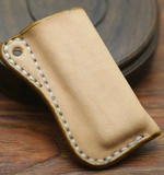 Импортная кожаная зажигалка ручной работы, из натуральной кожи