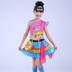 Các 8th Xiao Ông phong cách sừng chỉ múa biểu diễn quần áo trẻ em trang phục đạo cụ sừng loa nhọn Trang phục