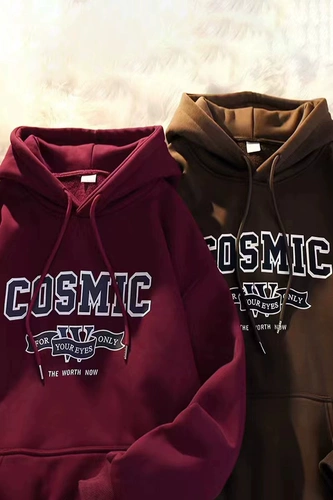 Tide, зимняя хлопковая утепленная демисезонная толстовка с капюшоном, парная одежда для влюбленных, 2022, оверсайз