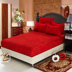 Hôn nhân lễ kỷ niệm lớn doanh nghiệp giường một mảnh màu đỏ bedspread Simmons nệm bảo vệ nắp trượt 1,5m 1,8 2 Mi - Trang bị Covers Ga chun và ga phủ Trang bị Covers