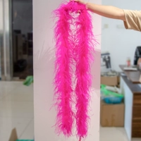 Аксессуары для одежды диких перьев аксессуары сцены подиумное выставочное украшение страуса перья с острами меховой шарф материал