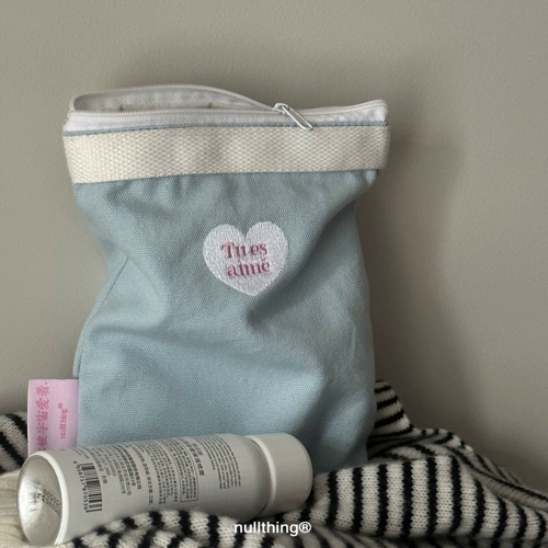 nullthing Оригинальная синяя сумка-органайзер, сумка, косметичка