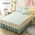 Khăn trải giường giường bông váy trong một mảnh cho một trải giường giường trượt bông Li 1,8 m 2.0m1.5 giường kiểu váy bìa - Váy Petti Váy Petti