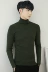 Mùa thu và mùa đông cơ sở áo len cao cổ áo len nam Hàn Quốc phiên bản của xu hướng của sinh viên phong cách Harajuku Slim cá tính áo len nam dài cổ áo áo sơ mi nam Áo len cổ tròn